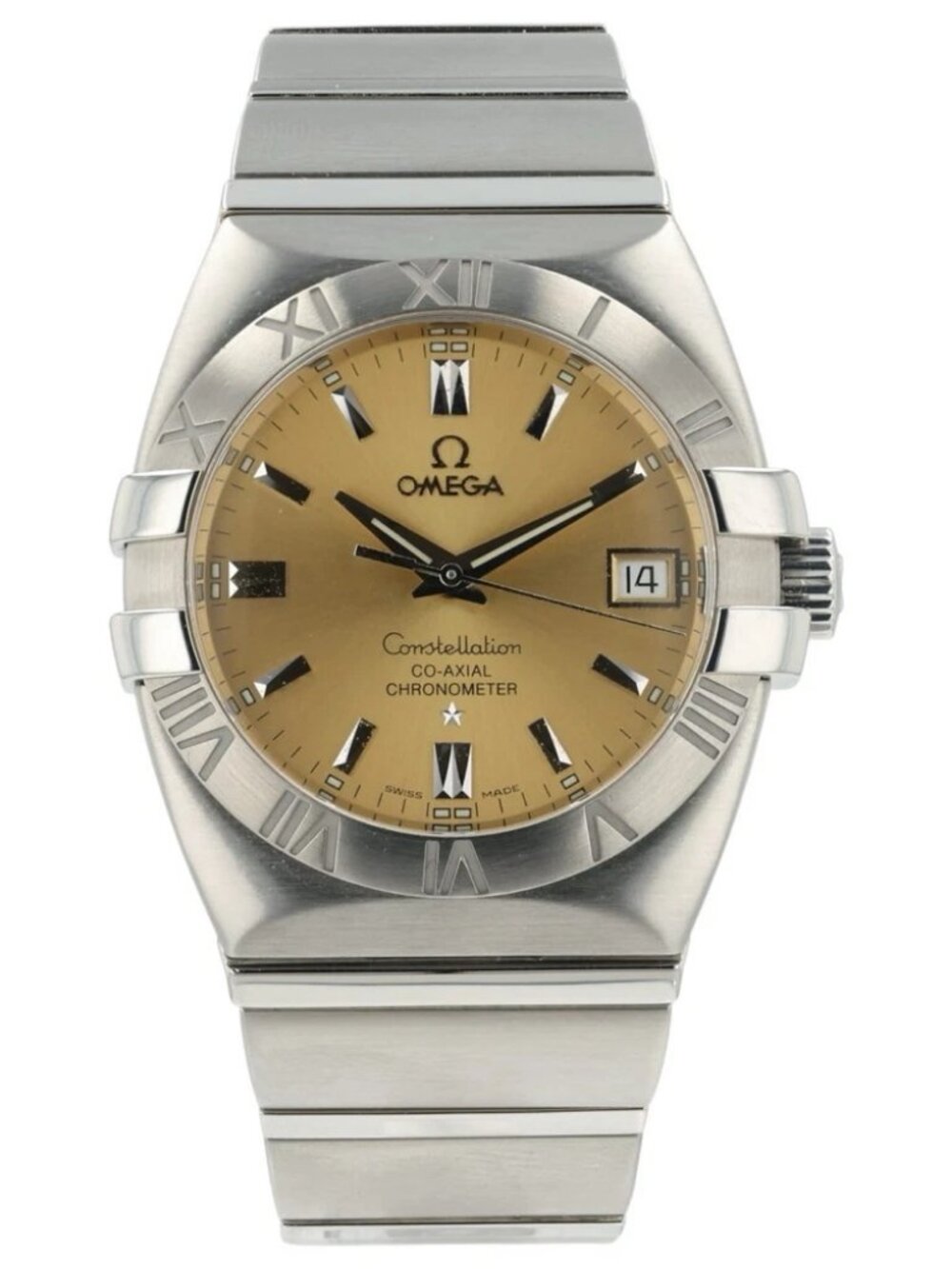 Omega Constellation Yellow Dial Stainless Steel 36mm Automatic Men’s